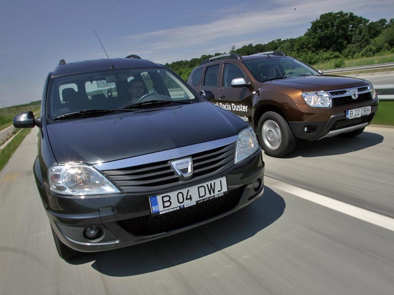 Rivalitate Dacia: Duster dCi 4x2 vs. Logan MCV dCi