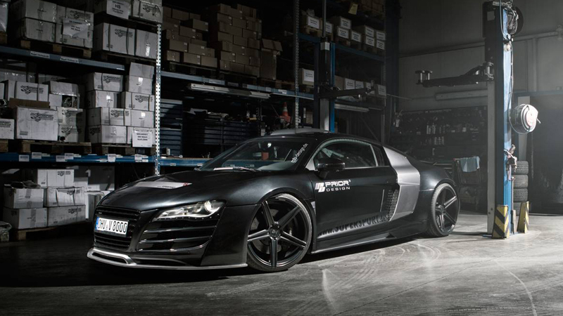 Un Audi R8 preparat de Prior Design nu e niciodată o idee rea