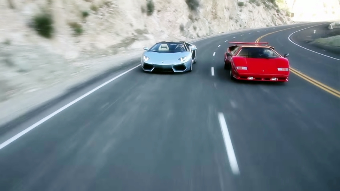 Fantezie Countach vs. Aventador, analogic vs. digital