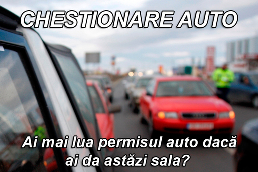 Chestionar auto. Se interzice circulaţia pe drumurile publice a ...