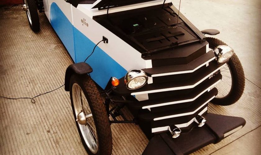 Qlio Velo primul velomobil autonom inventat de un pictor român stabilit în Myanmar