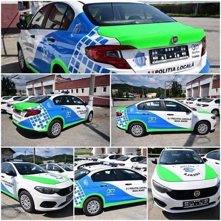 Poliţia Locală din Baia Mare a cumpărat maşini care seamănă cu cele Poliției Române