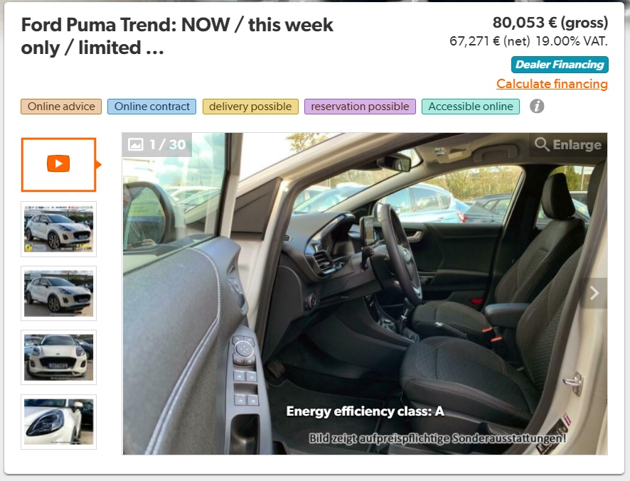 Cum arată Ford Puma de 80.000 de euro