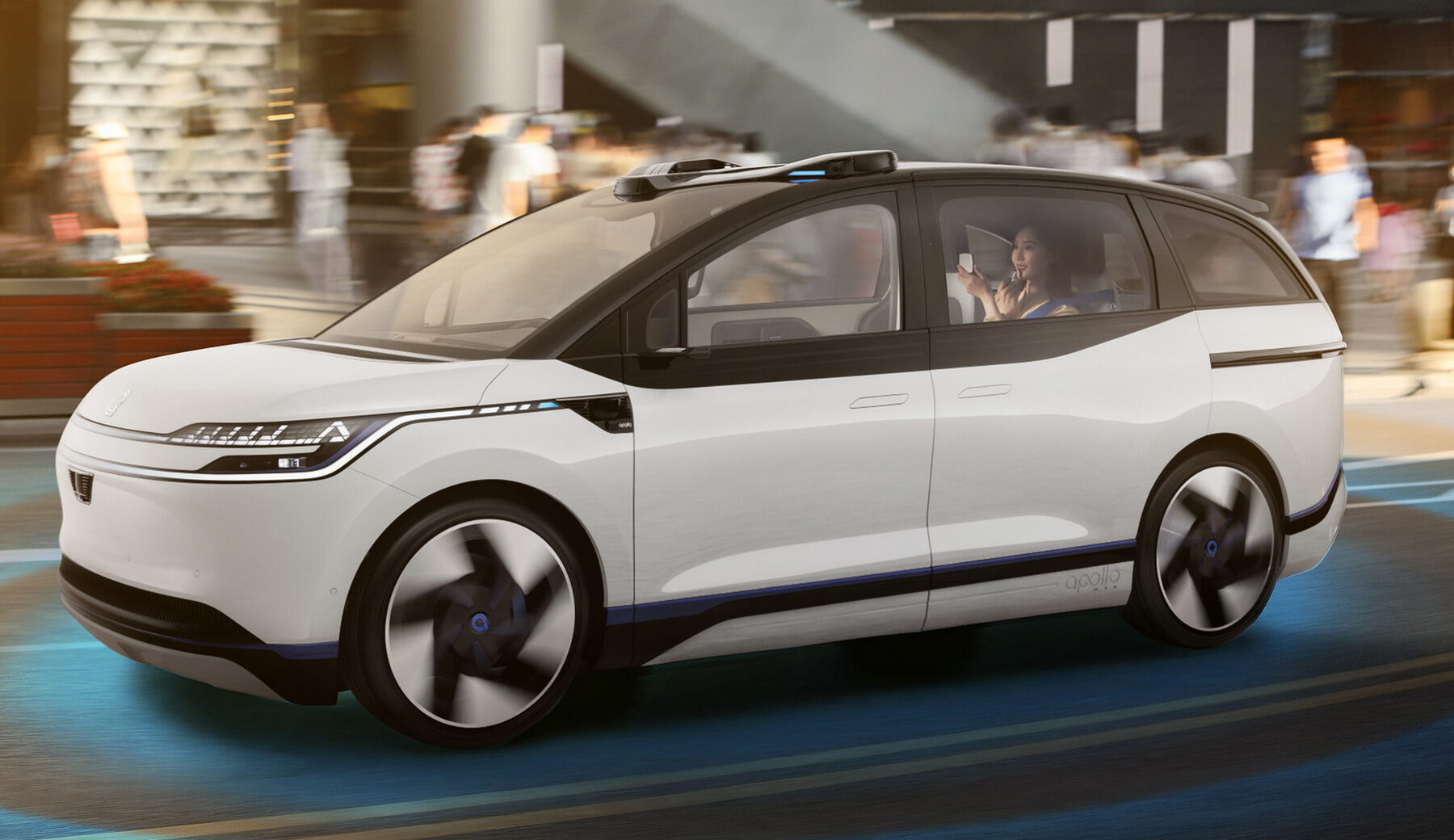 Chinezii de la Baidu au dezvăluit Apollo RT6, un monovolum autonom cu ...