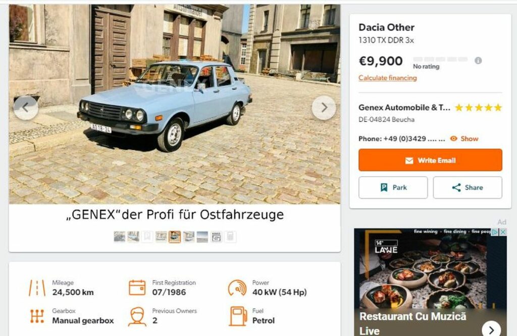 Top 3 oferte pentru Dacia 1300 pe Mobile.de
