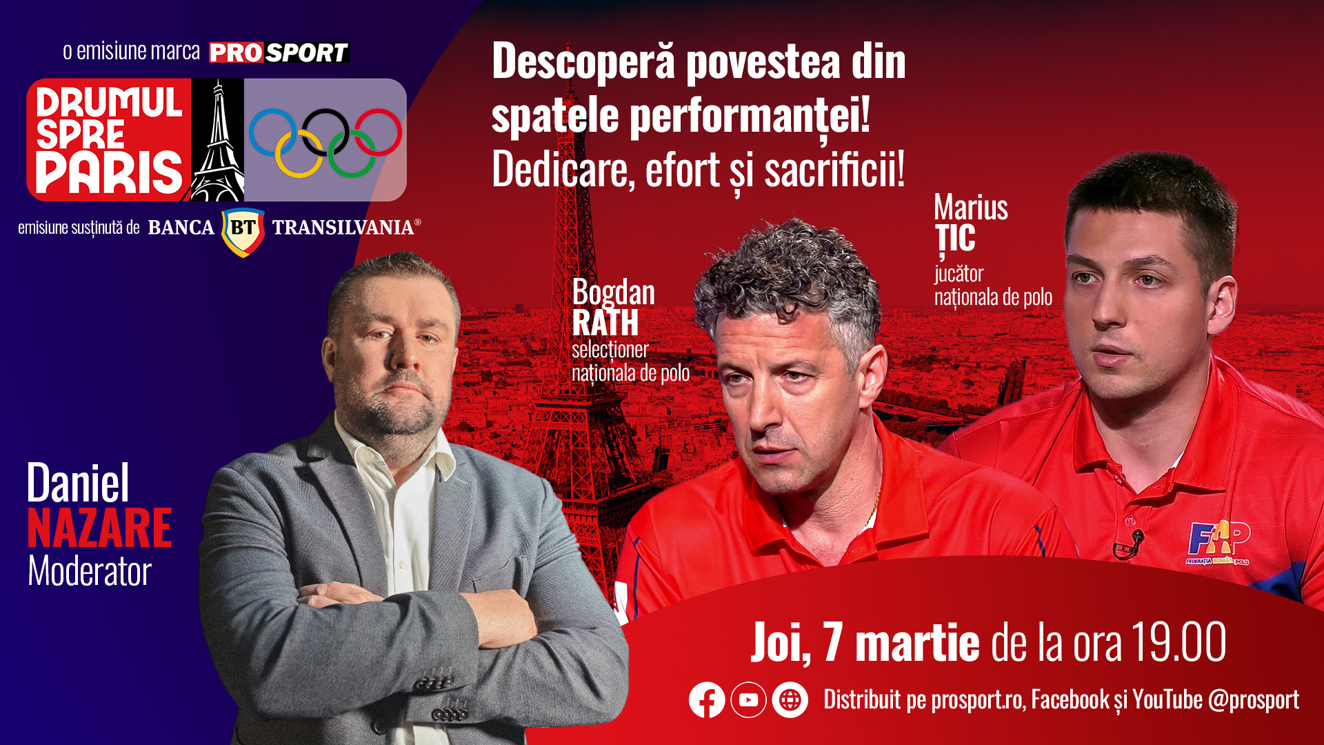 Bogdan Rath și Marius Țic, invitații emisiunii „Drumul spre Paris” de ...
