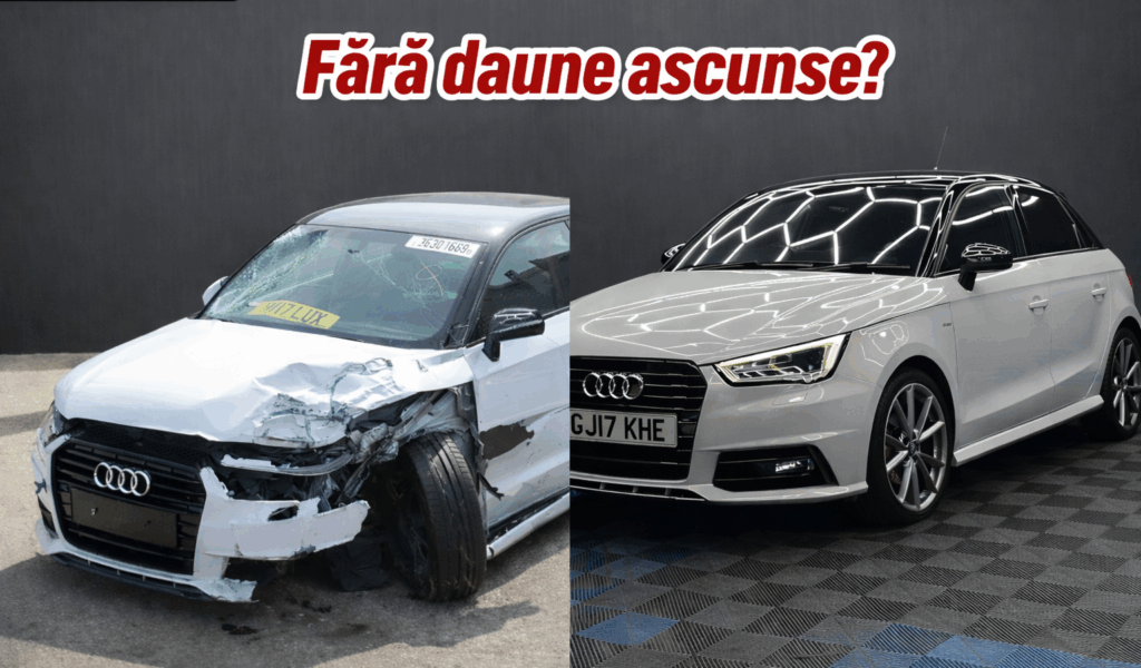 „Atenție la mașinile avariate vândute ca noi în Marea Britanie!”