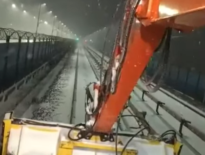 Metrorex: Măsuri eficiente de deszăpezire pe Magistrala 2