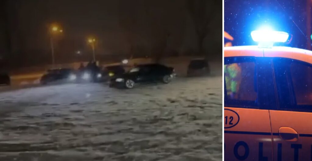 Drifturi pe zăpadă: 19 permise reținute de Poliția Rutieră