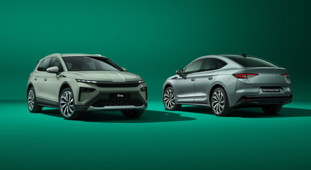 Škoda Elroq și Enyaq: baterii LFP și funcții noi în 2025