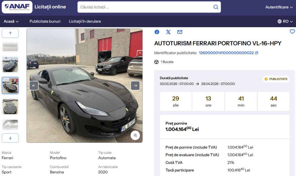 Captura ecran site elicitatii.anaf.ro