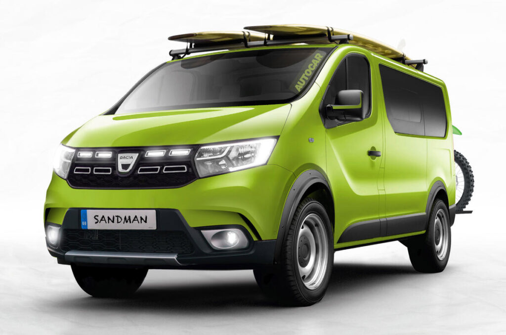 Conceptul Dacia Sandman, o autorulota inventata de Autocar in 2019 (Sursa: Autocar)