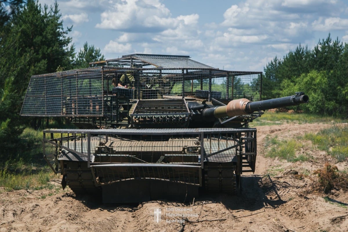 tanc abrams ucrainean modificat