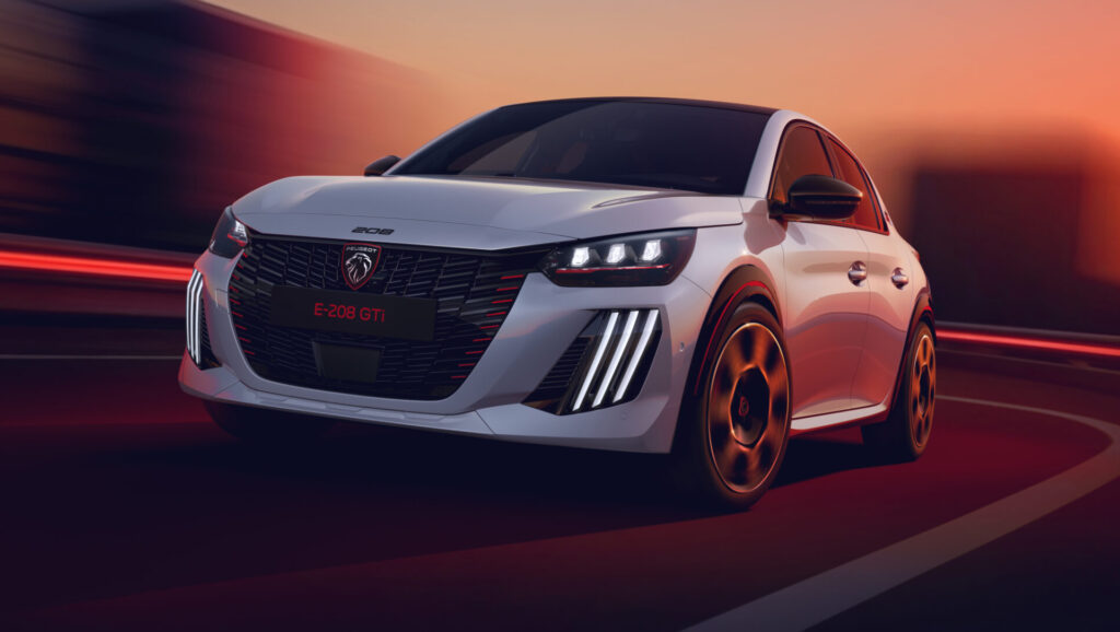 Noul Peugeot e-208 GTi: Lansare electrizantă la Le Mans!