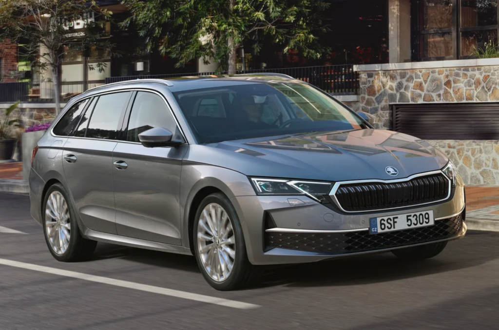 Skoda Octavia Combi este unul dintre cele mai populare modele break din România (Sursa foto: Skoda.ro)
