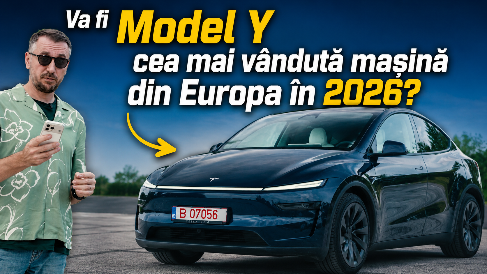 Video - Am făcut turul noii Tesla Model Y, a doua cea mai vândută mașină din Europa în primele șase luni din 2026