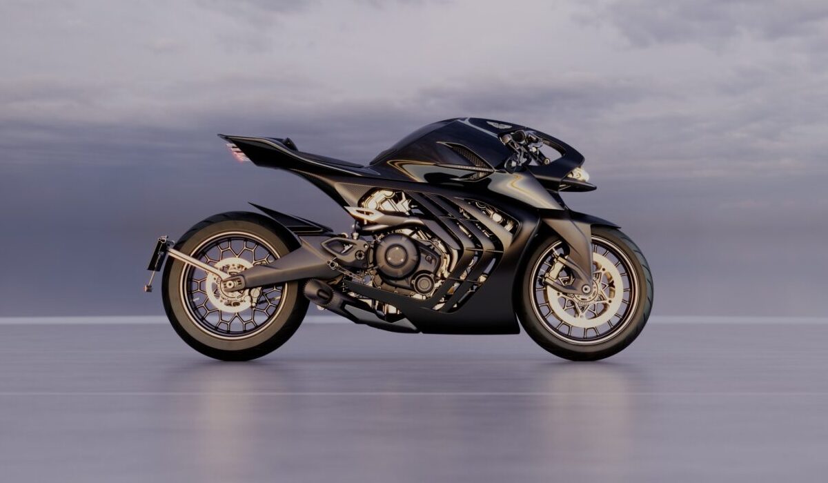Prima motocicleta fabricata de Aston Martin care poate fi condusa pe strada