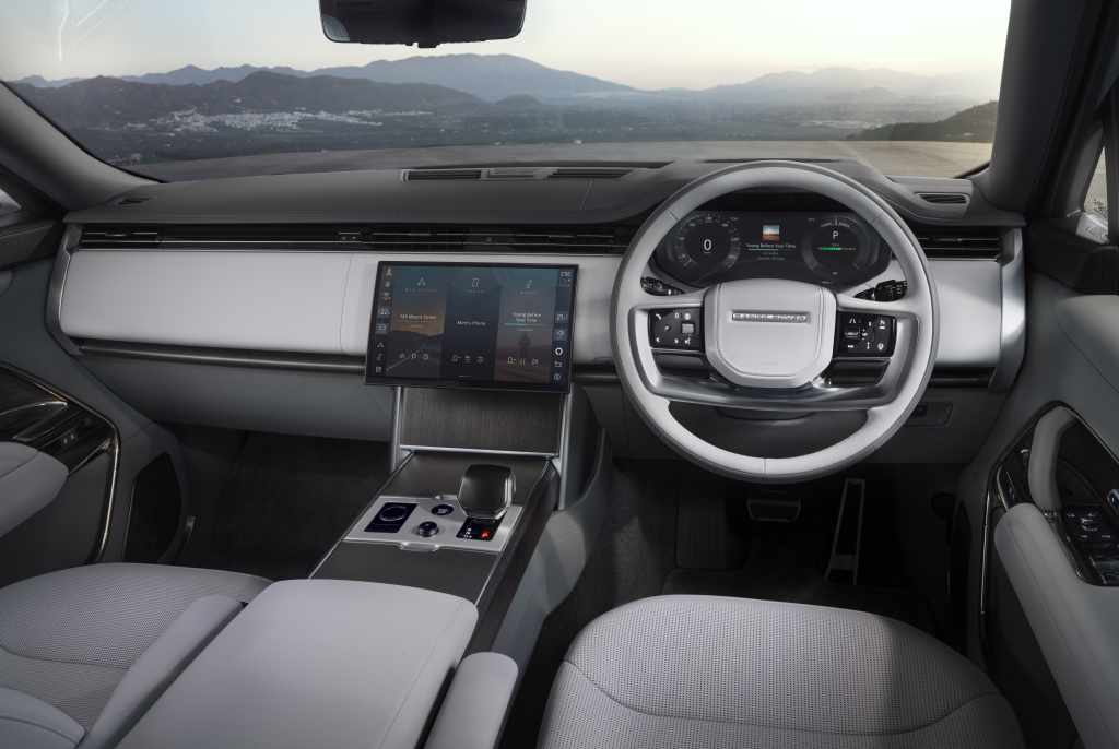 Interiorul nouului Range Rover Electric (Sursa foto: media.jlr.com)