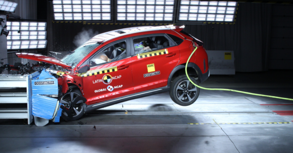 Video | Chery Tiggo 2, zero stele la testele de siguranță Latin NCAP Pietonii sunt mai bine protejați decât pasagerii