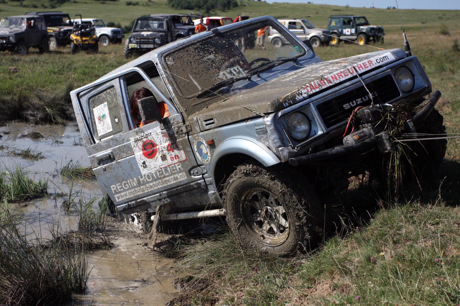 Suzuki loves mud!