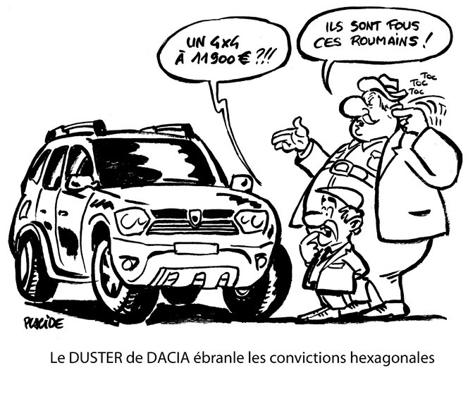 Duster caricatura