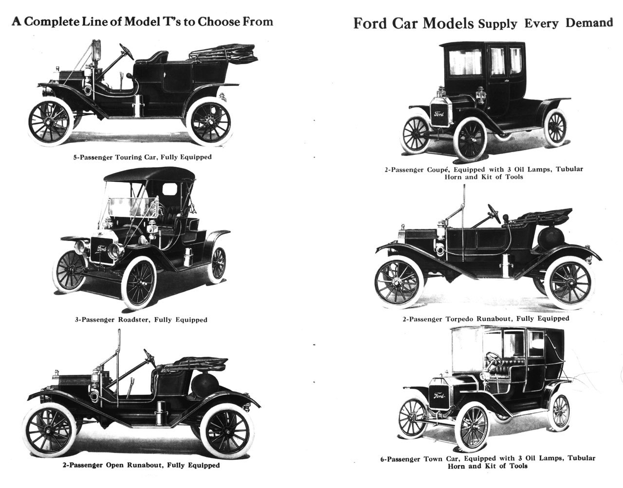 Versiunile lui Ford T