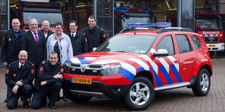 Dacia Duster - masina de pompieri in Olanda
