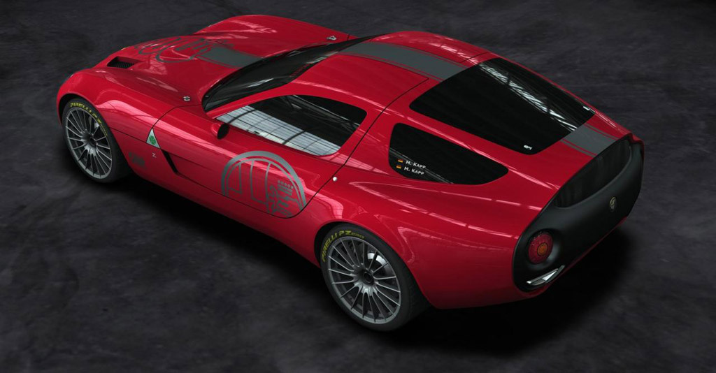 Zagato Alfa Romeo TZ3 Stradale se va baza pe Dodge Viper, nu pe Alfa Romeo 8C, ca TZ3 Corsa