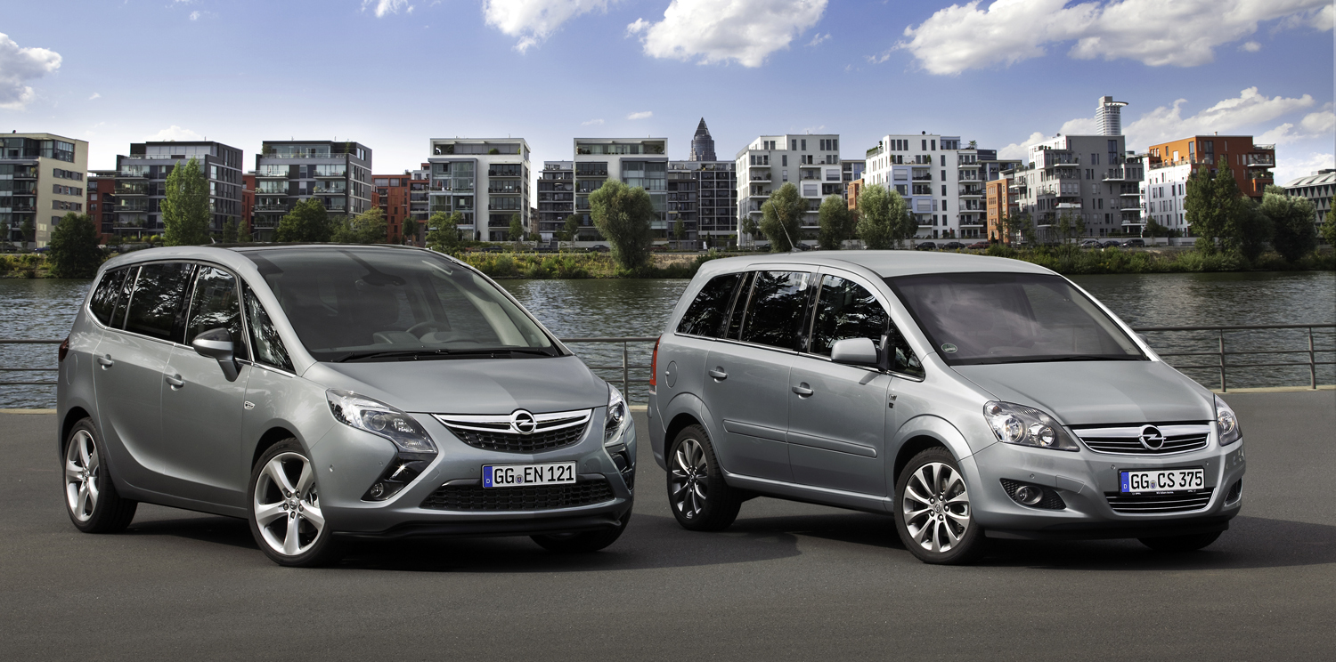 Noua generatie Opel Zafira va fi acompaniata de precedenta generatie Zafira B