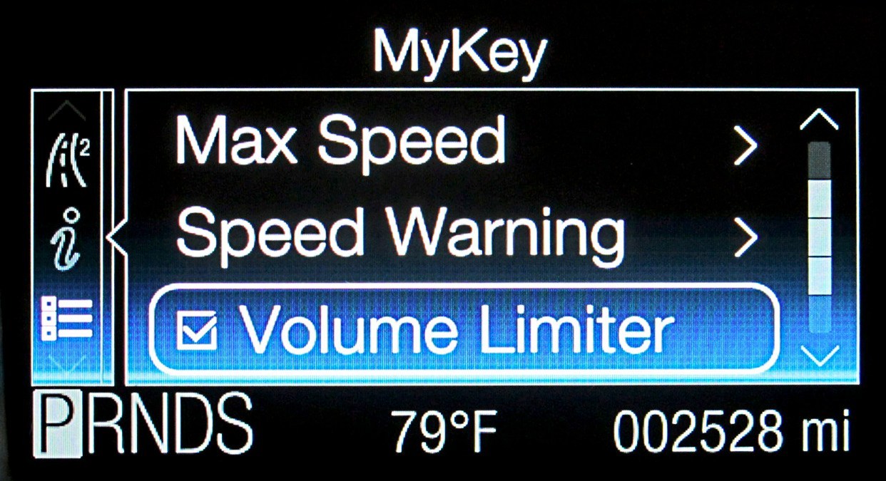 Ford MyKey limiteaza atat viteza maxima, dar si volumul audio al radio-ului