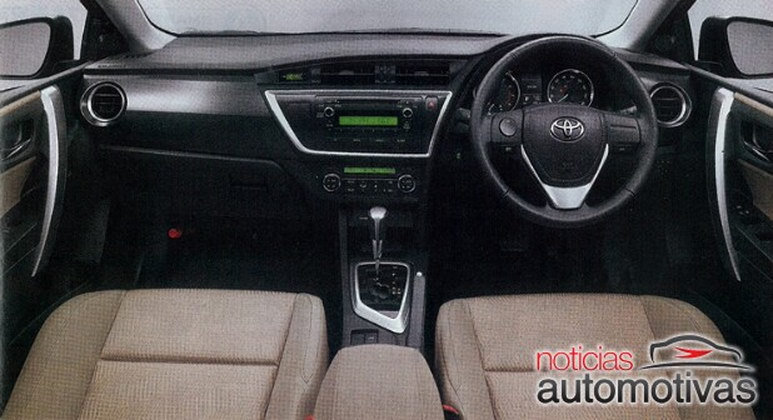 Designul plansei de bord al noii Toyota Auris este asimetric si denota o mare calitate