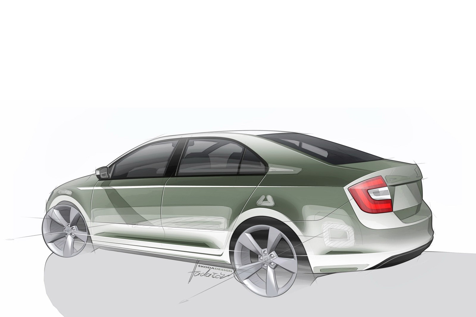 Skoda Rapid este bazata pe platforma alungita a lui VW Polo