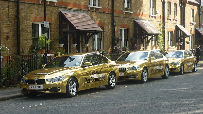 Masinile BMW aurite fac parte dintr-o campanie pentru Olimpiada de la Londra