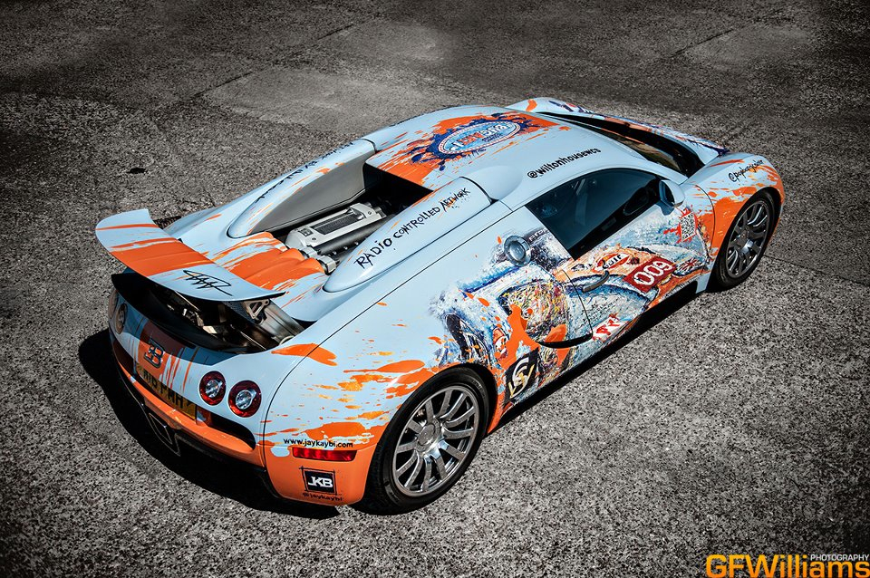 BugARTi - asa arata un Bugatti Veyron Art Car realizat de artistul Ian Cook
