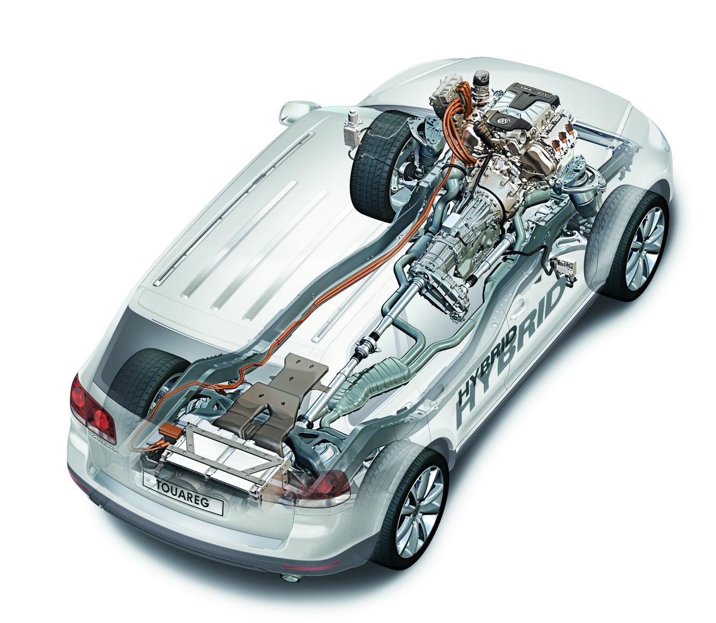 VW Touareg - sistemul hibrid