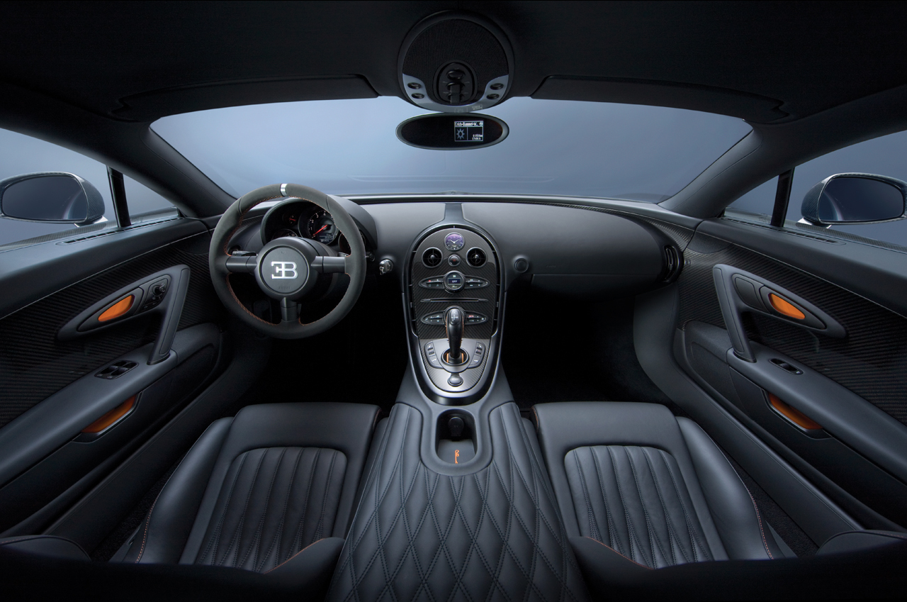 Bugatti Veyron Super Sport interior