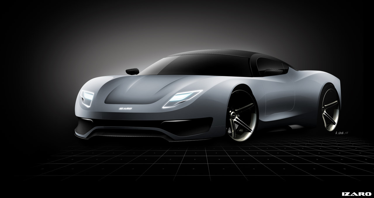 Izaro Motors GT-E va avea ori propulsie hibrida, ori motor total electric