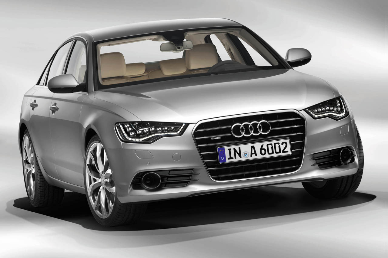 Partea frontala a lui Audi A6 preia oarecum forma farurilor de la A7, dar are o identitate clara