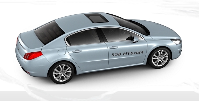 Peugeot 508 Hybrid4 este singurul sedan de clasa medie hibrid-diesel