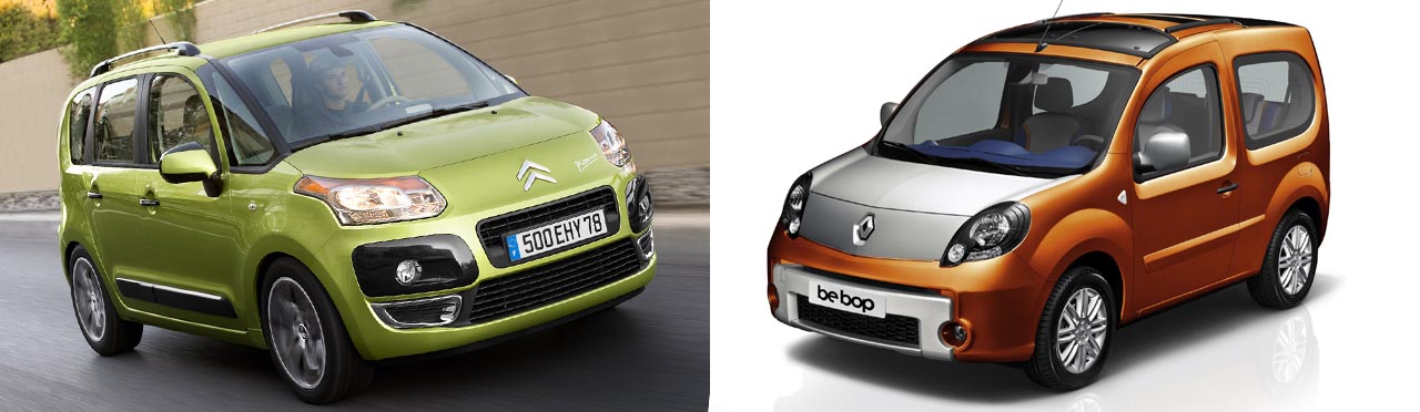 Citroen C3 Picasso vs. Renault Be Bop: originale?