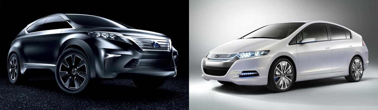 Lexus RX-Lh vs. Honda Insight