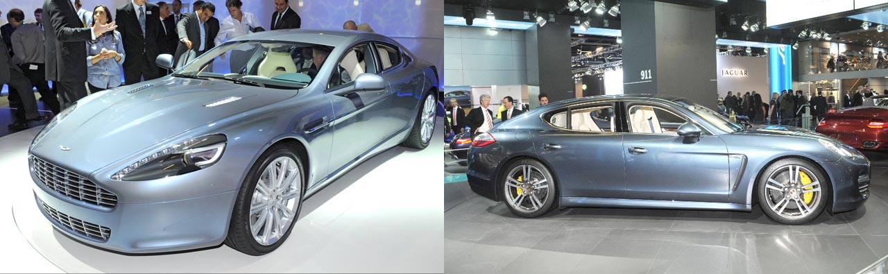 Aston Martin Rapide vs. Porsche Panamera