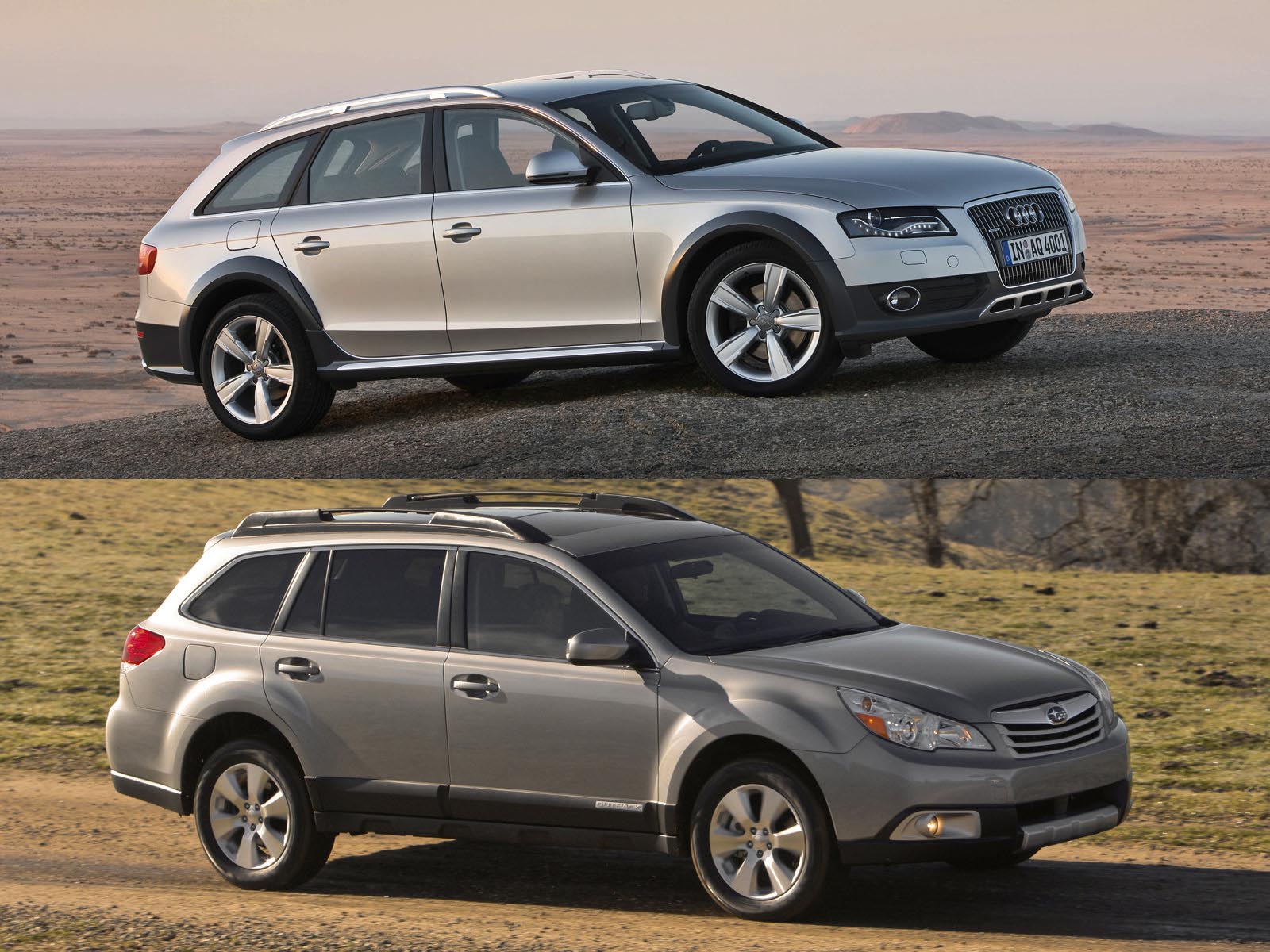 A4 Allroad si Outback, in clasa medie