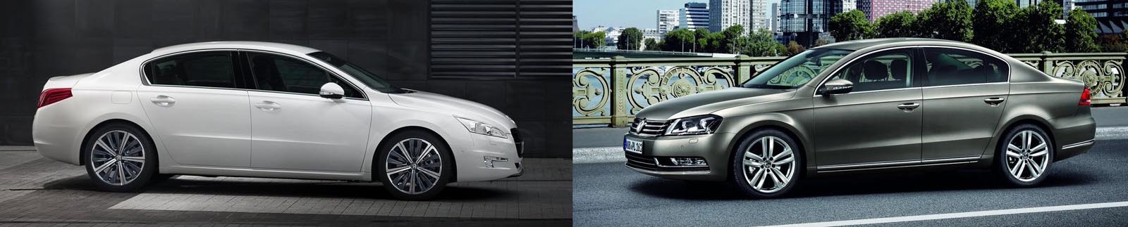 Peugeot 508 vs. Volkswagen Passat facelift