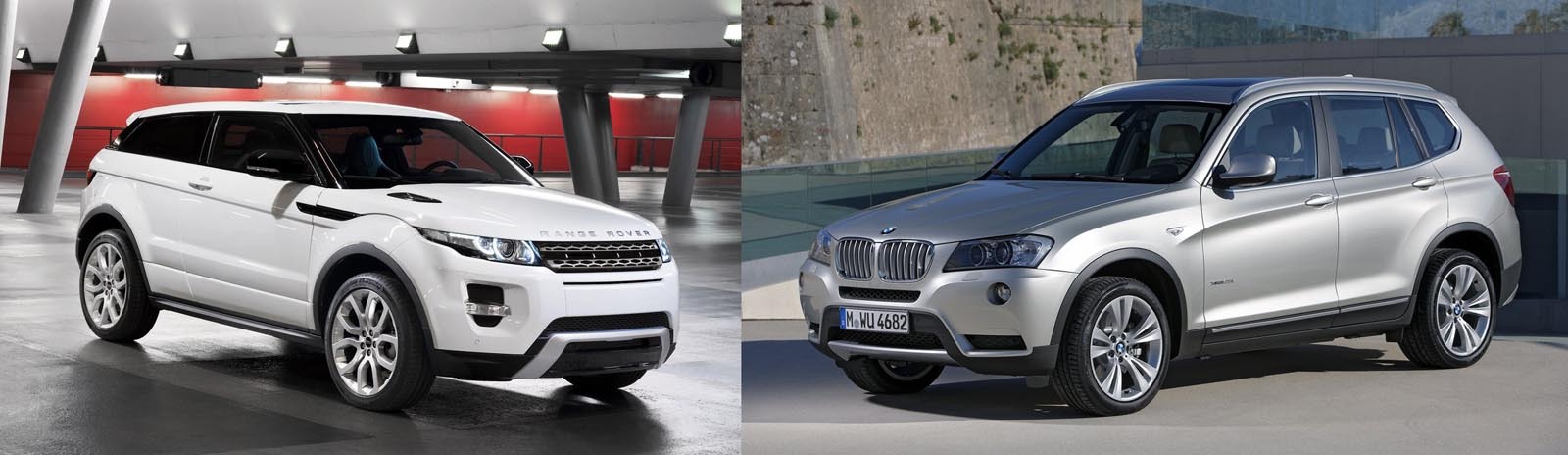 Range Rover Evoque vs. BMW X3