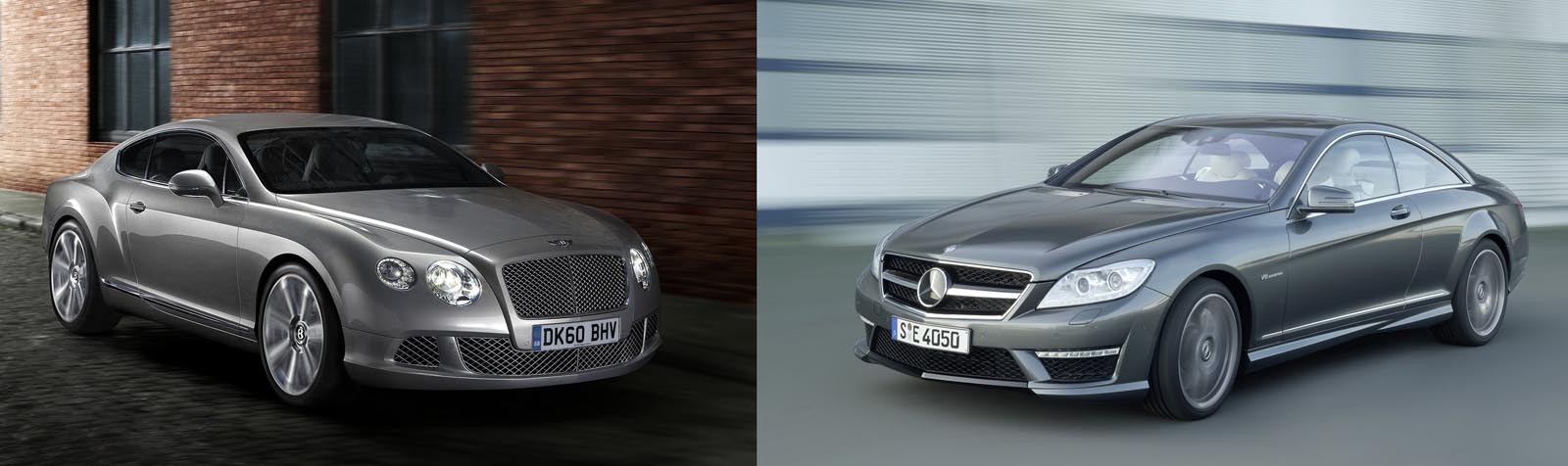 Bentley Continental GT vs. Mercedes CL facelift