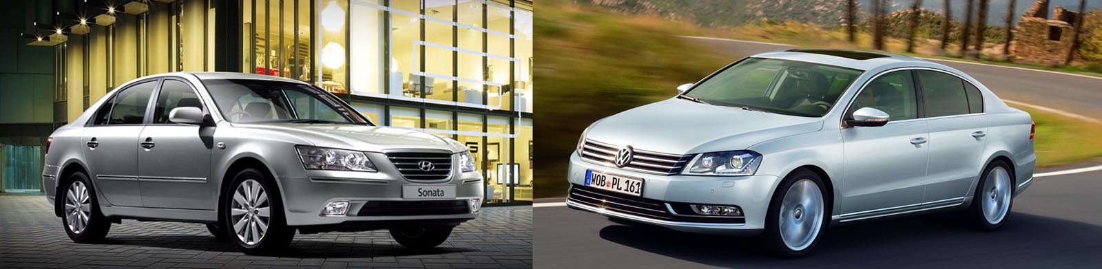 In Europa, Volkswagen Passat facelift este concurat, fara succes, de actualul Hyundai Sonata, pe cateva piete