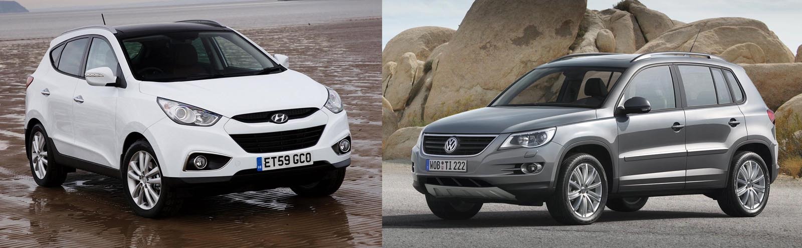 Hyundai ix35 vs. Volkswagen Tiguan: 1 - 1. Modelul coreean este mai nou si mai modern