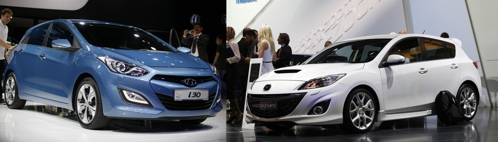 Hyundai i30 vs. Mazda3 facelift