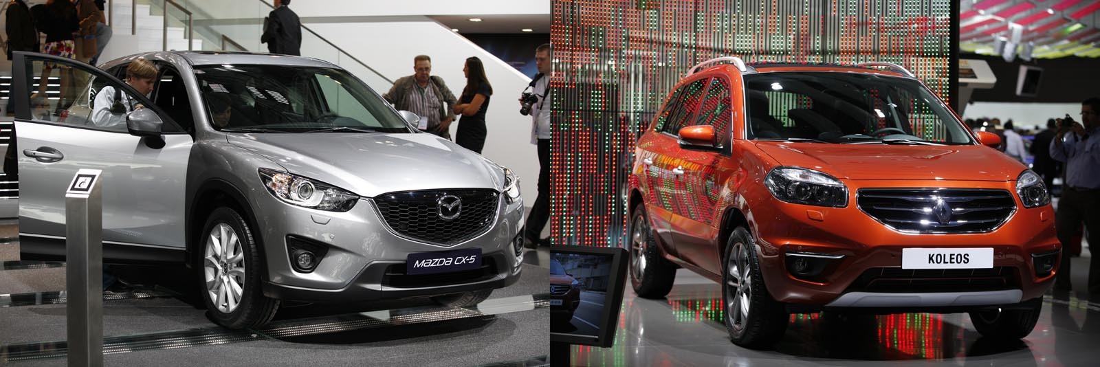 Mazda CX-5 vs. Renault Koleos facelift